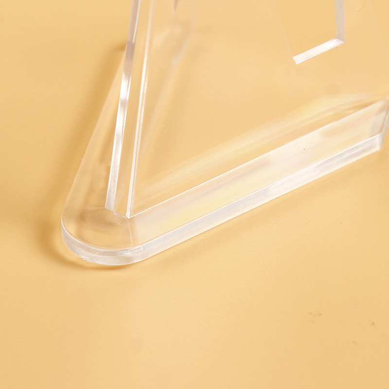 Commemorative coin small size display shelf ancient coin display decorative bracket transparent plastic triangle display shelf coin collection shelf