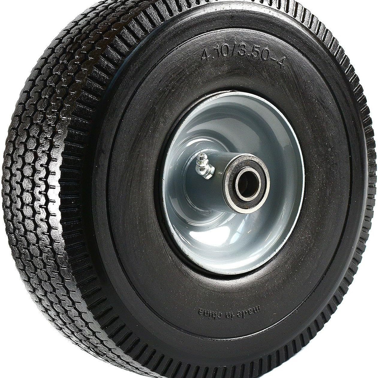 10inch Solid Wheel Replacement Is Suitable for Flat Air-Free Tires and Wheels with Specifications of 4.10/3.50-4