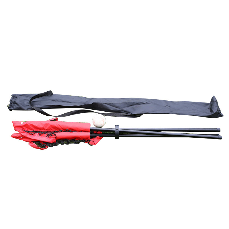 Outdoor Cross-Border Baseball and Softball Net Bag Triangle Ball Collection Rack Baseball Ball Collector Simple and Portable Ball Collection Net