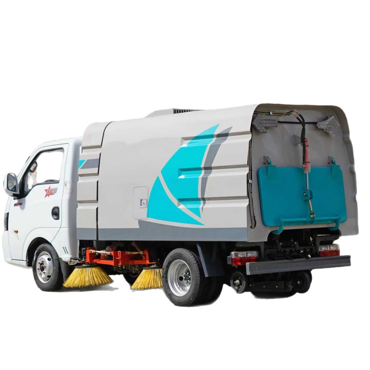 Blue Brand Dongfeng Touring 4.5-Ton Park and Sidewalk Leaf Dust Sweeping 3-Cubic Multifunctional Road Sweeper