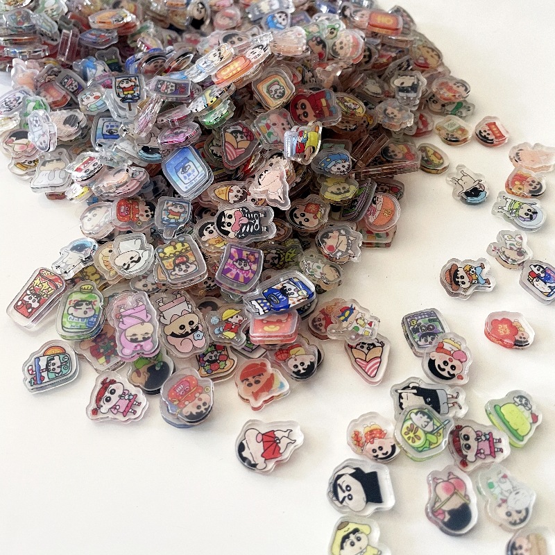 Acrylic Sheet Custom 1cm 2cm 3cm Mini Sheet Beads DIY Shaker Built-In Sheet Custom with Holes