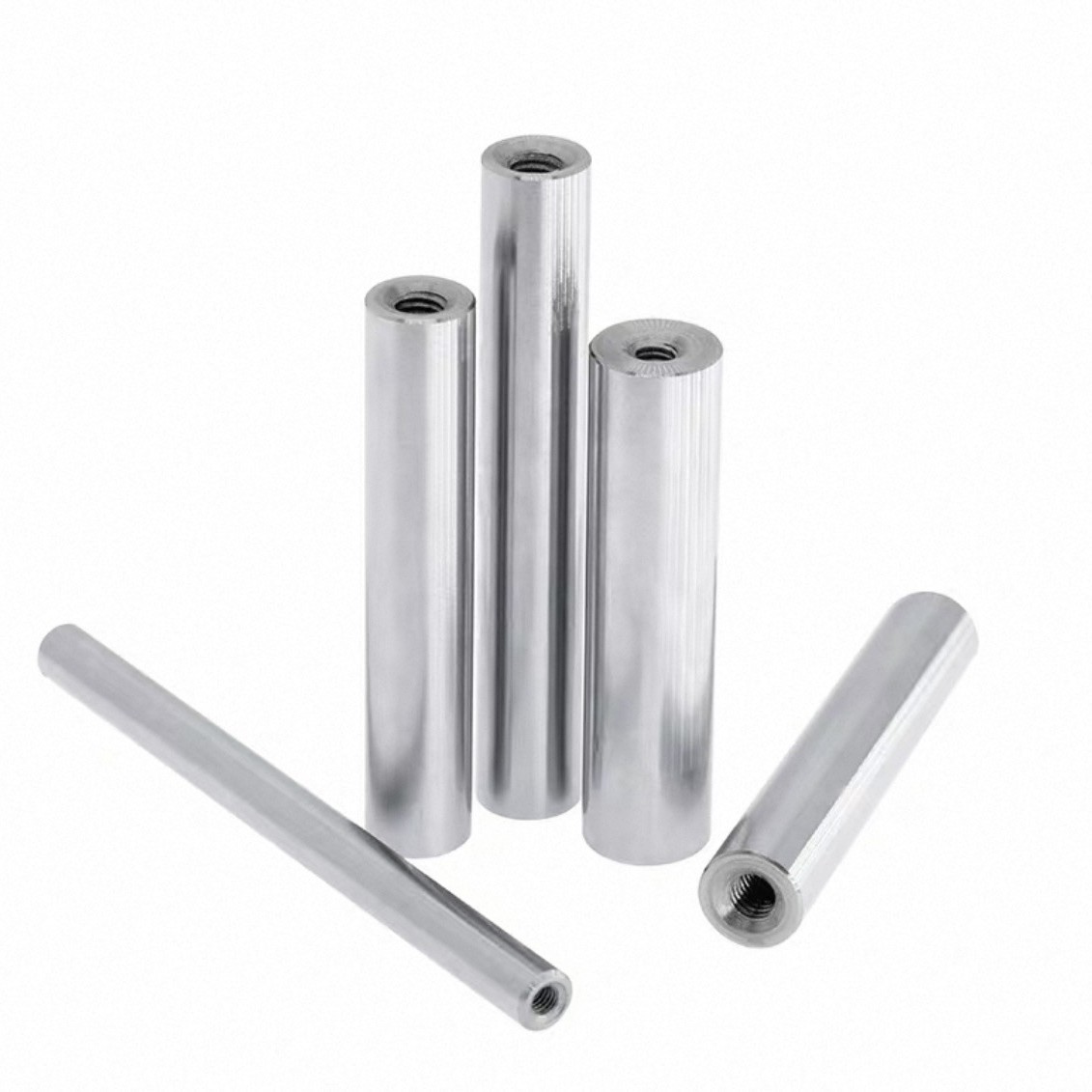 Linear Optical Axis Chrome-Plated Rod Processing 6 8 10 12 15 16 20 Hard Shaft Soft Shaft Guide Shaft Double-Ended Internal Thread