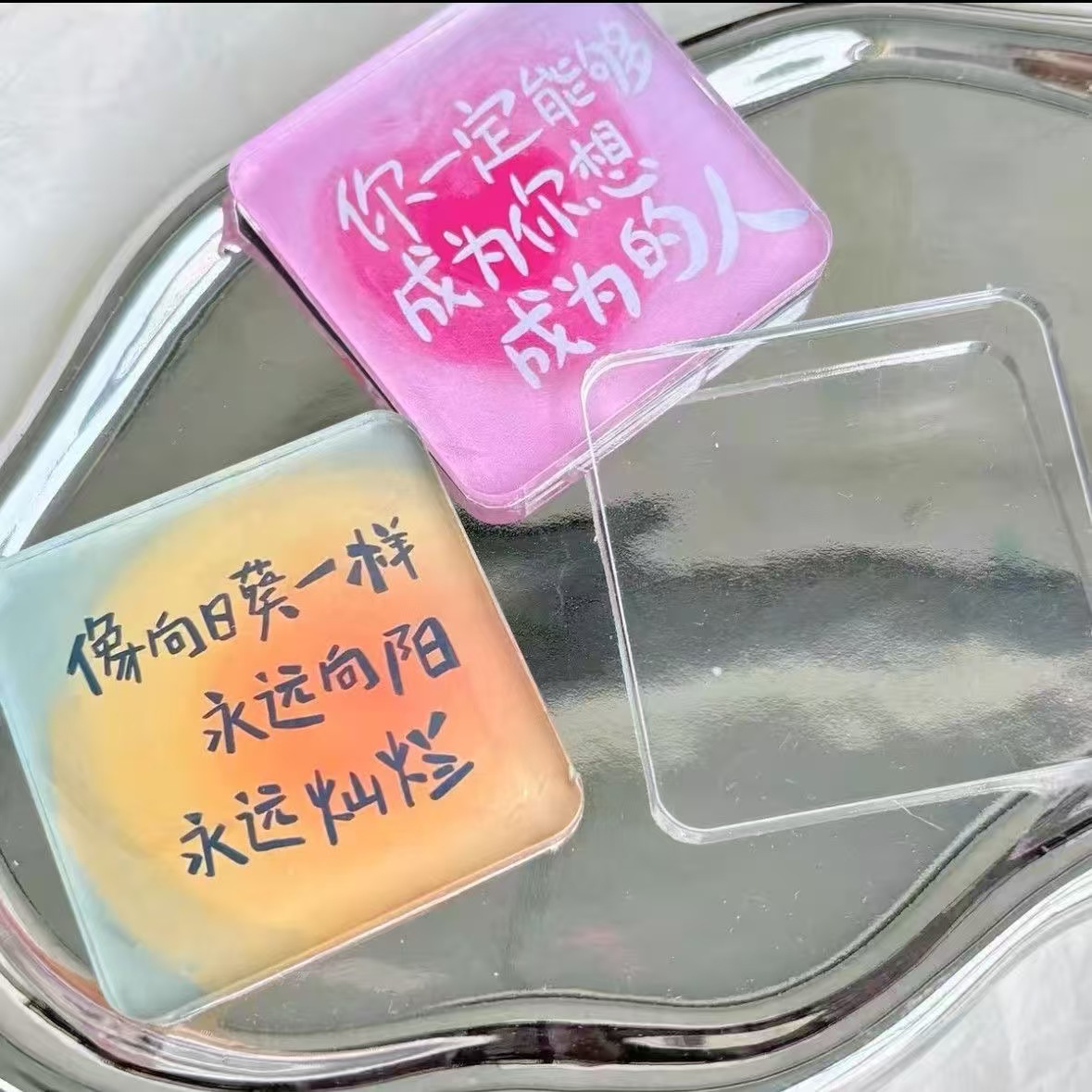 Acrylic Refrigerator Magnet Homemade Anime Cartoon Star Magnetic Attraction Tourist Attraction Refrigerator Door Freezer City Cultural Creation