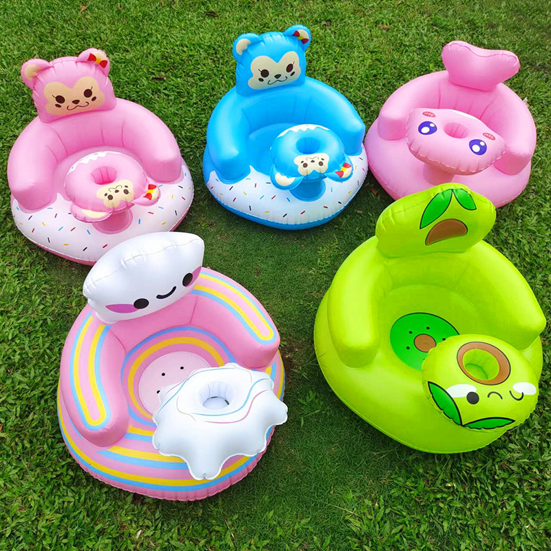 Учебное сиденье для детей, надувной стул для купания