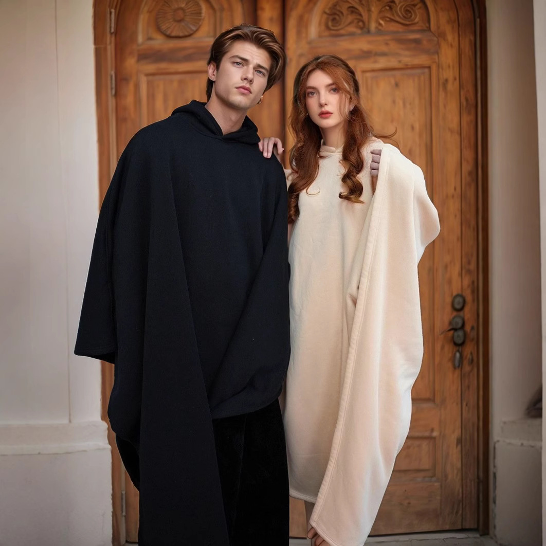 Кросс-бодрствующий европейский и американский осенне-зимний панк свободный худи шершавая верхняя одежда для мужчин и женщин