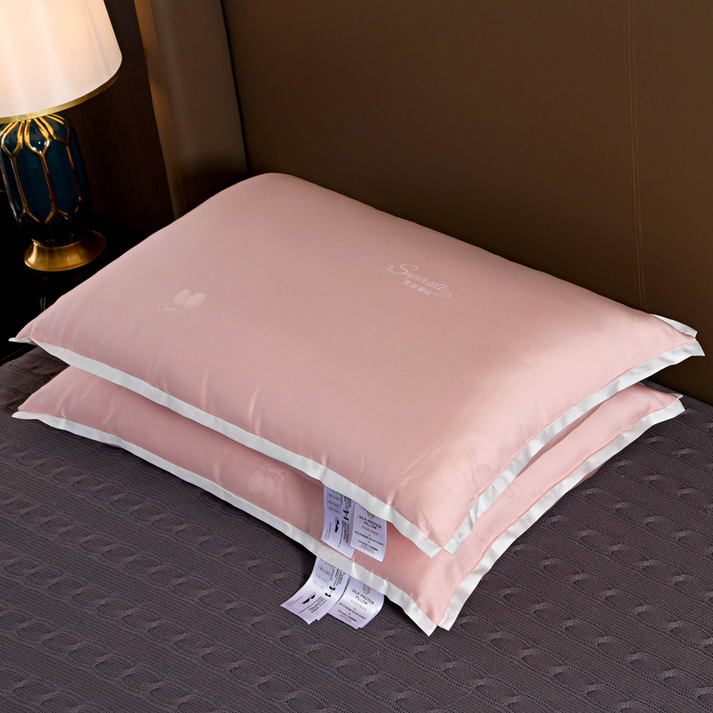 Шелковая протеиновая подушка, супер мягкая, помощь в сне, одиночная тонкая подушка