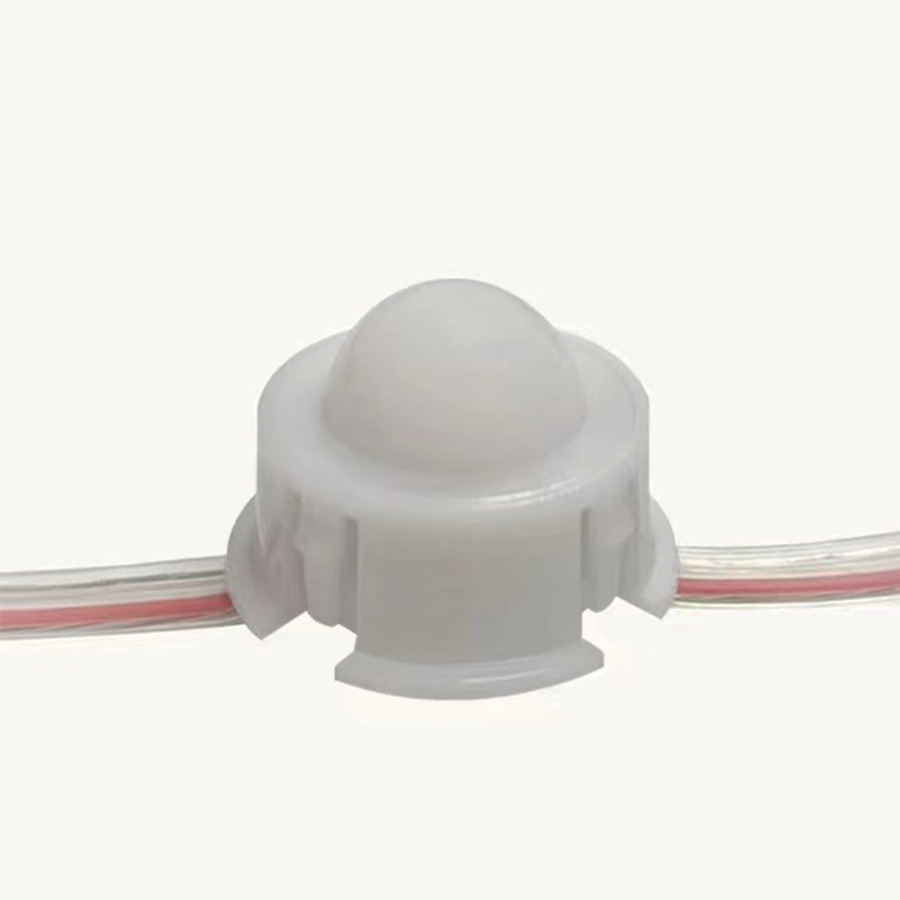 2cm 3-Light Monochrome Point Light Source Transparent Shell Outdoor Waterproof Marquee Door Decorative Light Led Point Light Source