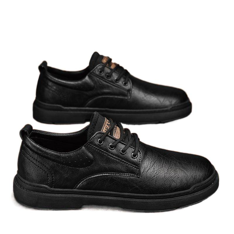 New Casual Shoes Spring and Autumn New Genuine Leather Retro Men's Shoes