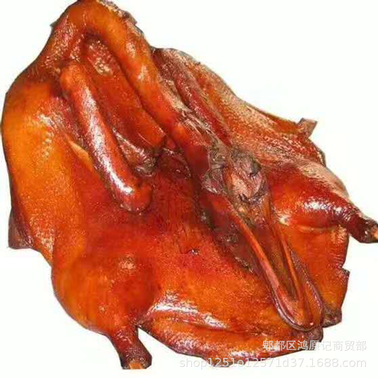Street Stall Running Jianghu Braised Salted Duck Smoked 299.7cm Salted Duck Sauce Flavored Salted Duck Braised Salted Duck Chengdu Warehouse Spot