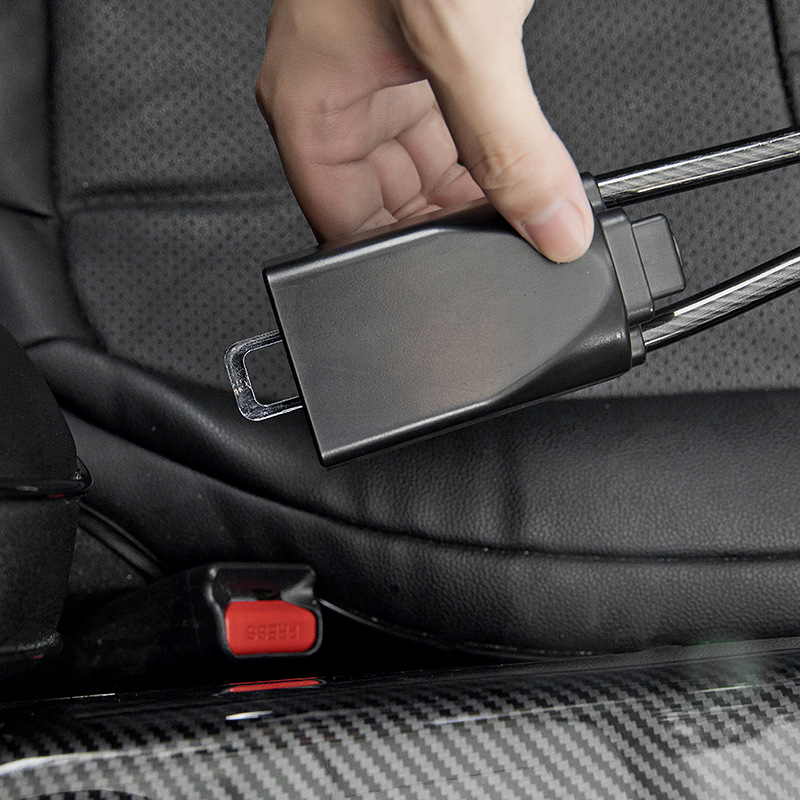 Popular Export Product: Car Steering Wheel Lock, Anti-Theft Device, Seat Belt Buckle Lock, Steel Cable Wire Rope Lock for Vehicles