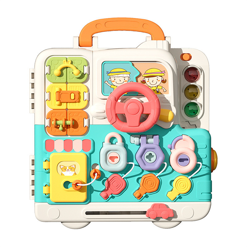 Baby Educational Busy House Book Board Infant Unlocking Toys Early Education Infants 6-12 Months Chenghai Toys Wholesale