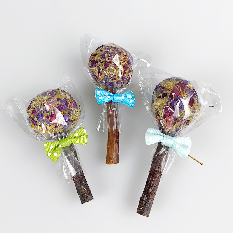 Rabbit Chew Sticks, Lollipop-Shaped Petal Chew Sticks, Grass Balls, Grass Cakes, Guinea Pig, Chinchilla, Apple Branch Chew Sticks, Chew Toys