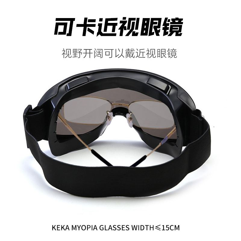 New Plus Cotton Outdoor Sports Ski Goggles Snow Adult Windproof Goggles Night Vision Mask Cold-Proof Glasses Wholesale
