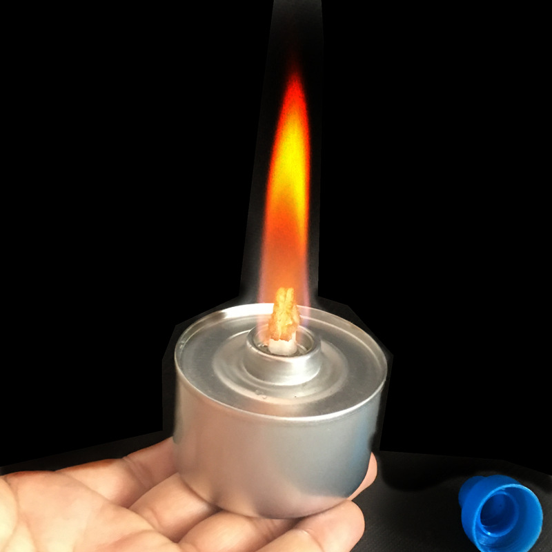 Flash Single-Head 2-Hour Disposable Fuel Oil Lamp for Grilled Fish Takeout Special Environmentally Friendly and Burn-Resistant Environmentally Friendly Fuel Oil