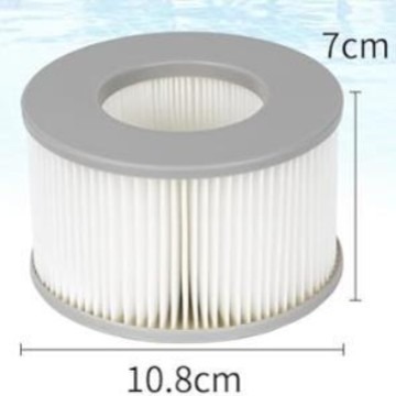 In-Stock Mspa Inflatable Bathtub Hot Spring Pool Brast Mspa Type Swimming Pool Filter Cartridge Mesh Cover Bracket