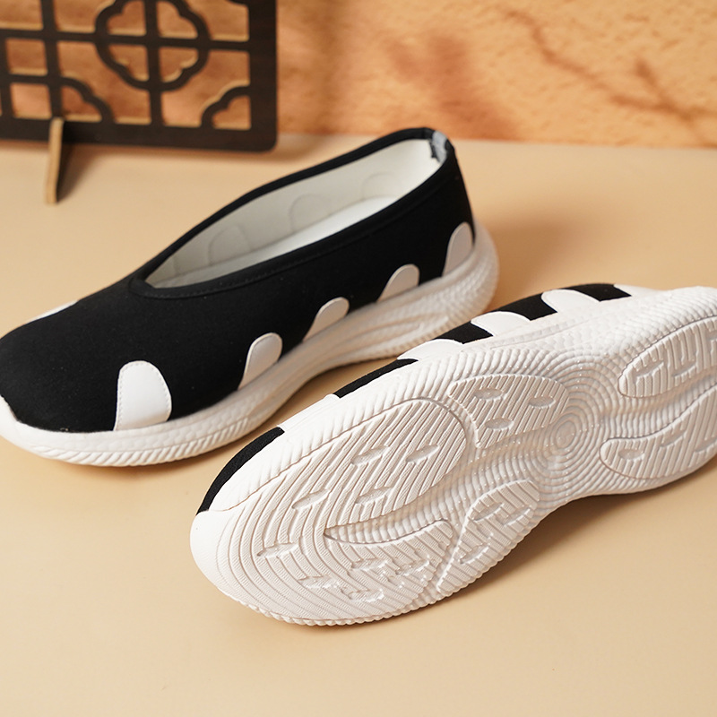 High-Elastic Popcorn-Soled Taoist Shoes, Wudang Taoist Shoes, Lightweight, Breathable and Wear-Resistant Soles, Taoist Supplies for Men and Women