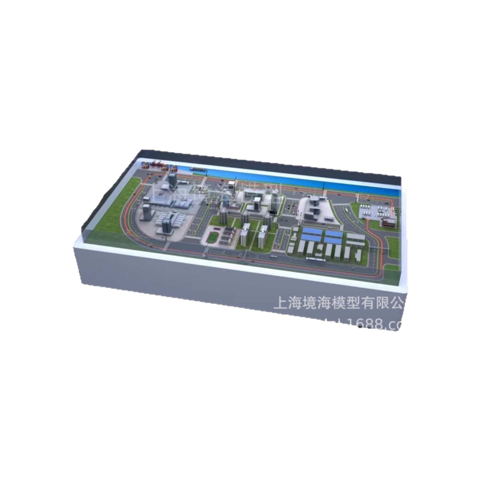 Traffic Sand Table Intelligent Road Network Model Scene Model Customized Dynamic Display Model Semiconductor Equipment Display