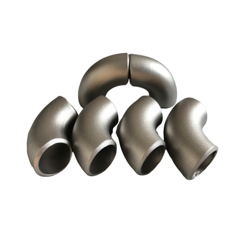 In-Stock Titanium Elbow 90 ° Titanium Elbow Titanium Alloy Pipe Fittings for Petrochemical Industry
