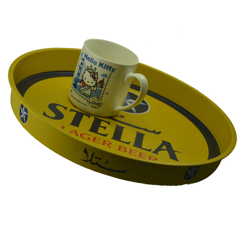 Металлический круглый поднос большого диаметра 360 из жести