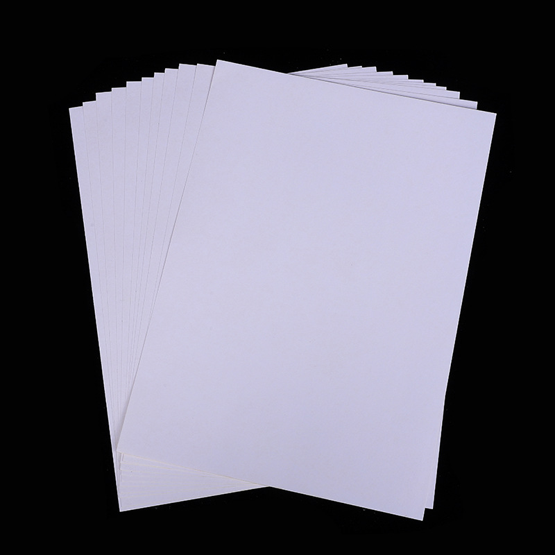A4 Matte Adhesive Glossy Computer Printing Paper Label Inkjet Laser Printing Ready Stock Label Paper