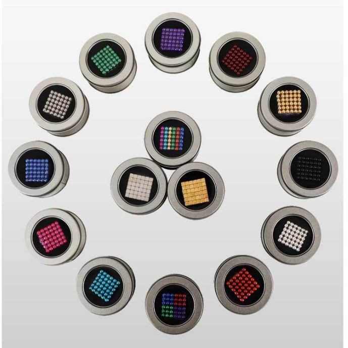 Cross-Border Bucky Ball Magnetic Beads Magnet Magnet Building Blocks Desktop Decompression 5mm Magnetic Beads Magnetic Ball Bucky Ball