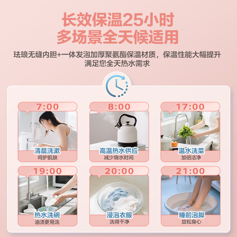 Midea Kitchen Treasure F6.6-20Cb (Es) Electric Water Heater Household Fast Heating Energy Efficiency Energy Saving Power Saving Insulation Kitchen Treasure