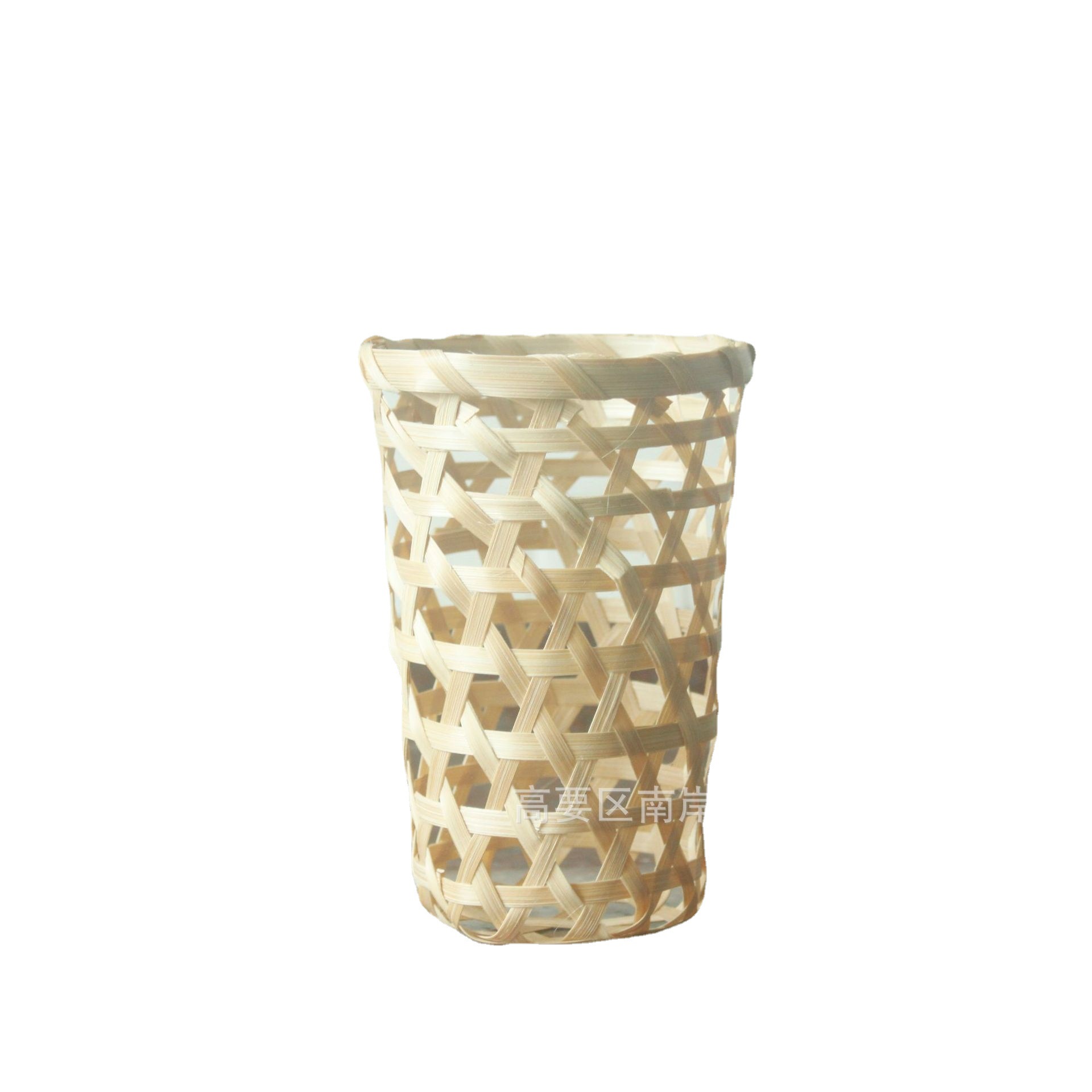 Bamboo Crafts Bamboo Products Bamboo Candy Basket Zongzi Basket Flower Basket Bamboo Basket Bamboo Basket Coffee Cup Holder Milk Tea Cup Holder
