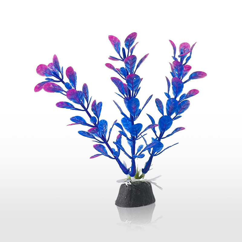 Fish Tank Landscaping Decoration Aquatic Plants Fish Tank Ornaments 10cm Aquatic Plants Seaweed Artificial Aquatic Plants Landscaping Cross-Border Wholesale