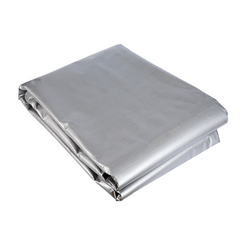Factory Direct Supply Pe Dark Blue Silver Sunshade Cloth Sun Protection and Heat Insulation Outdoor Tarpaulin Tricycle Cargo Pe Tarpaulin