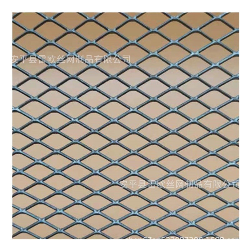 Automobile general modified middle net heat dissipation diamond aluminum alloy 3*6mm aluminum net thickened large enclosed air outlet color box