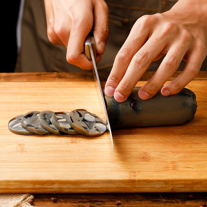 Shendan Original Preserved Egg Sausage 300g Duck Preserved Egg Lean Meat Porridge Snacks Cooked Preserved Egg Sausage Ready to Eat