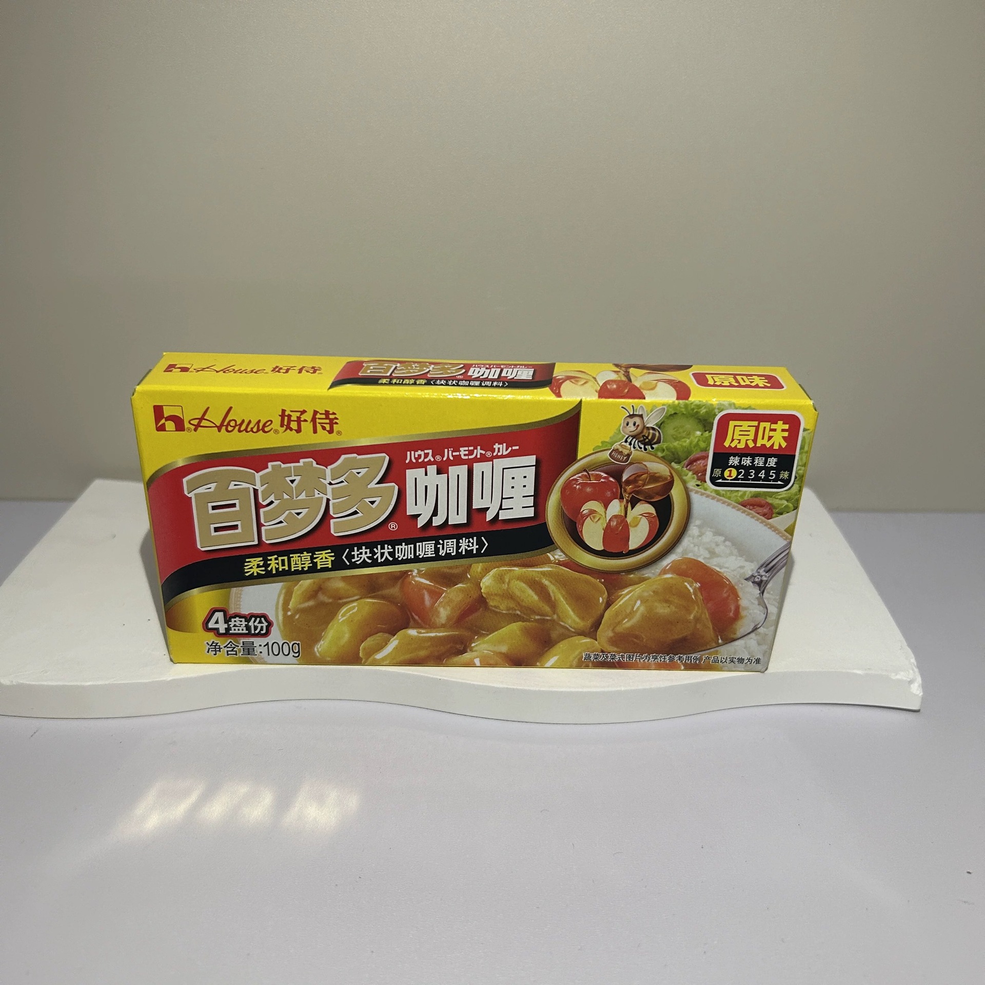 [New Goods] Haoshi Baimunduo Curry Wholesale Instant Household Commercial Curry Rice Baimunduo Original 100g