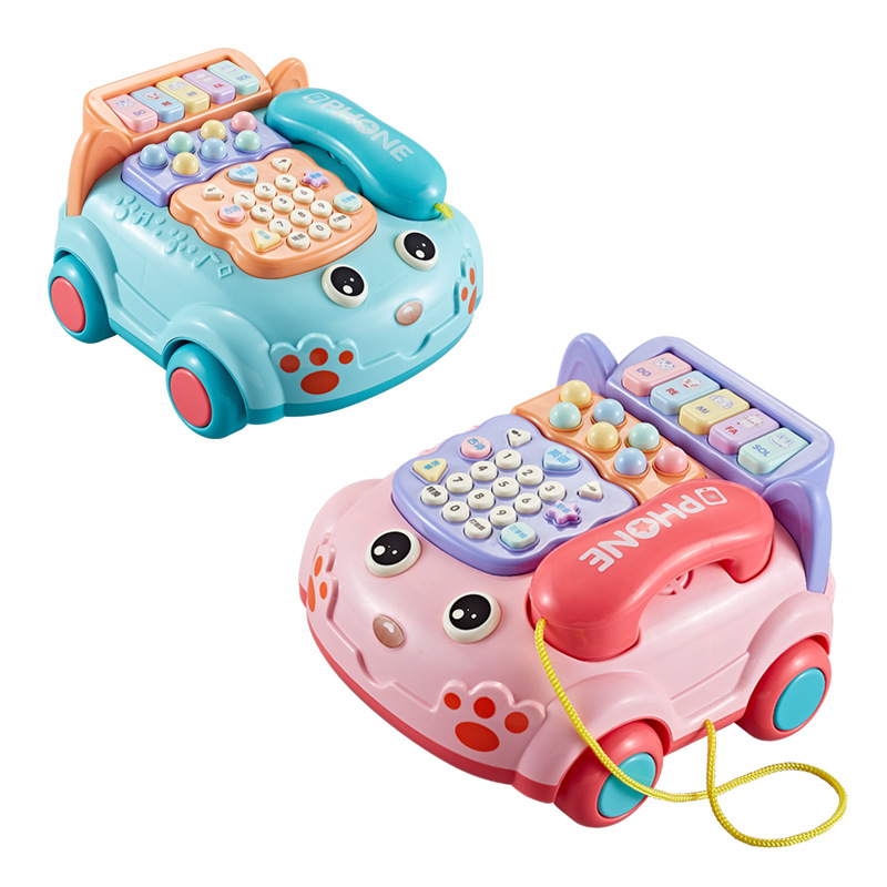 Baby children's toys simulation telephone landline baby boys educational early education telephone car hamster toys wholesale