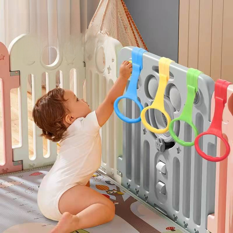 Game bed pull ring baby learning standing hand pull ring ring game bed car hook auxiliary ocean ball pool cross border
