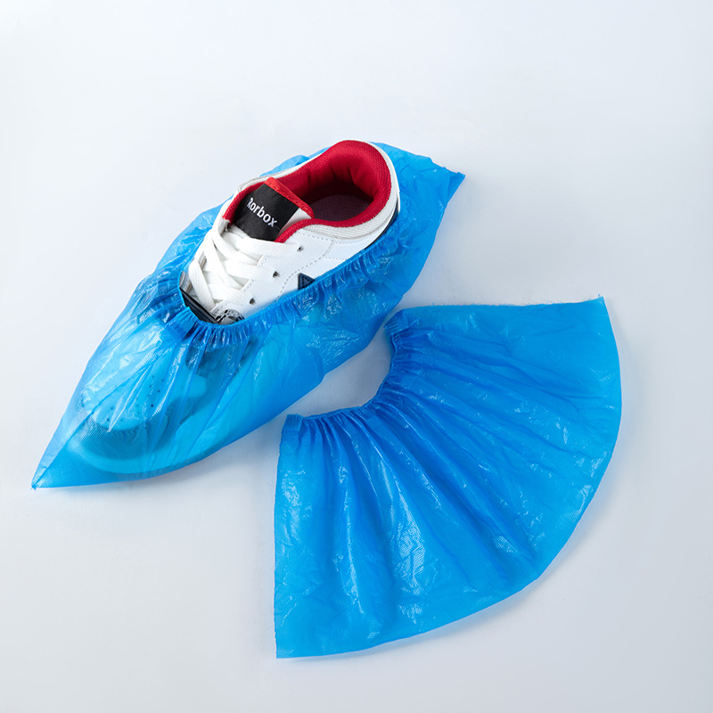 Disposable Cpe Plastic Shoe Covers Thickeneded Non-Slip Rainproof Foot Covers Wear-Resistant Rainy Day Waterproof Boot Covers Kidsren's Foot Mask