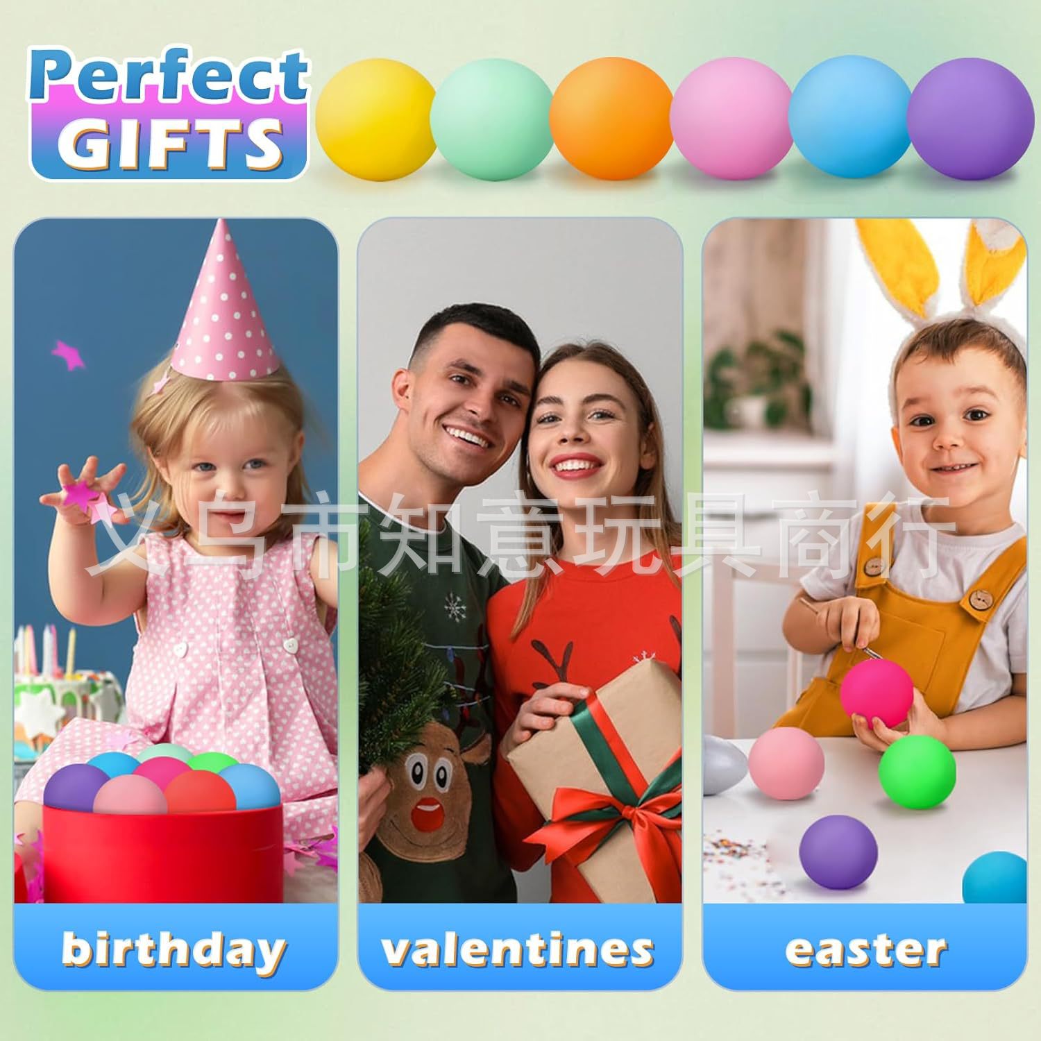 Amazon Flour Clay Decompression Ball Pinch Le Squeeze Slow Rebound Color Changing Flour Vent Ball Children's Decompression Play