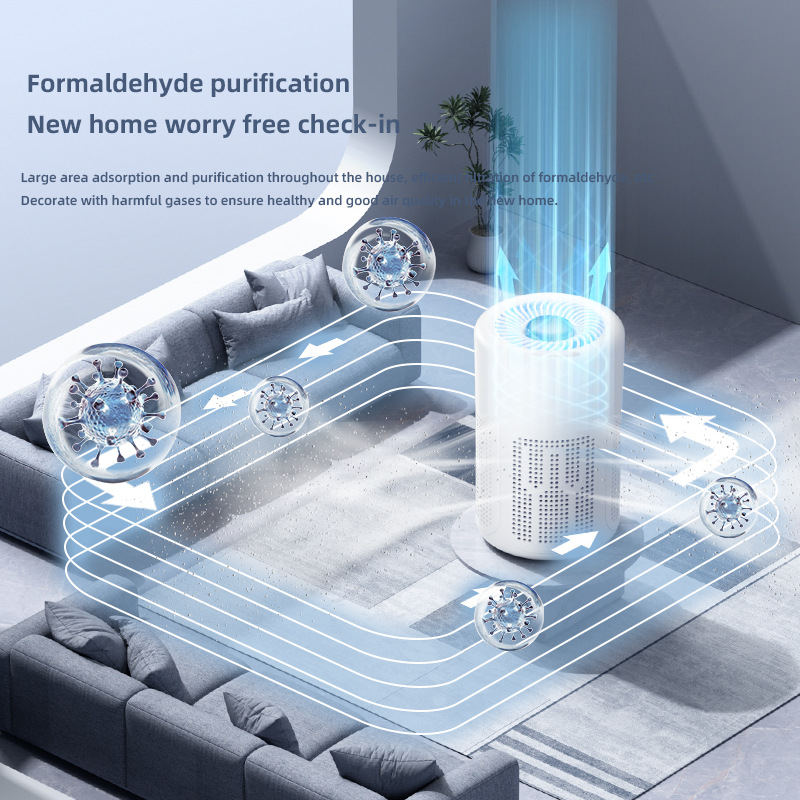 New Amazon Cross-Border Air Purifier to Remove Smoke and Odor Household Indoor Deodorizing Negative Ion Purifier Wholesale