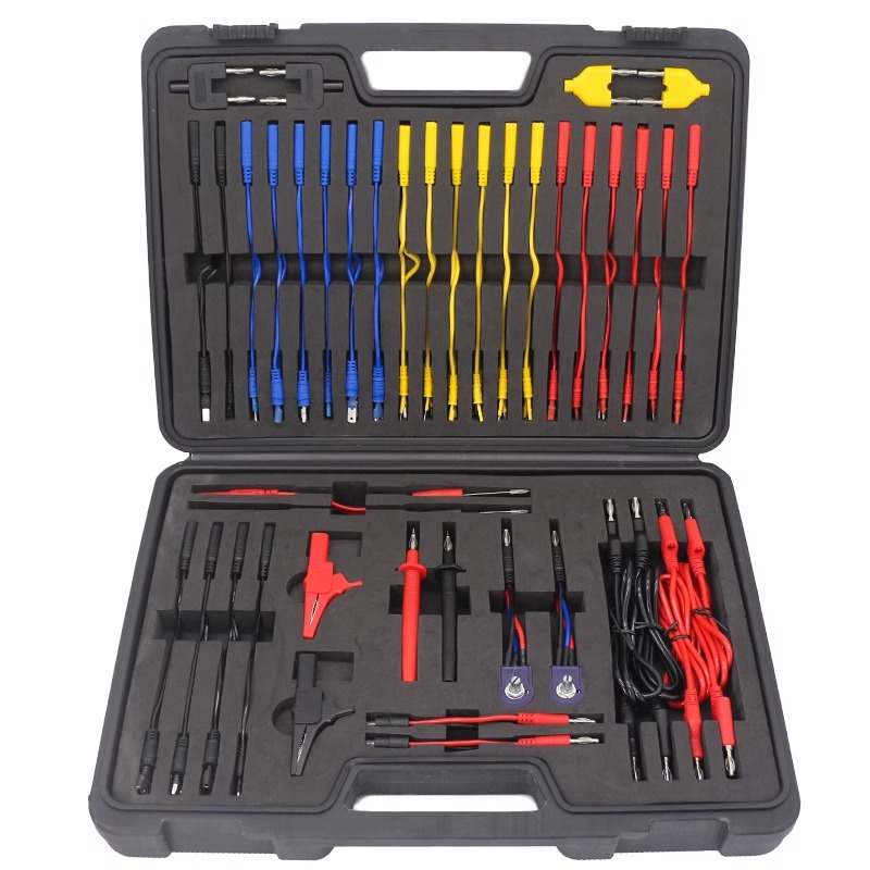 Automobile wiring harness circuit repair airbag detection connector terminal test probe multimeter jumper universal junction box