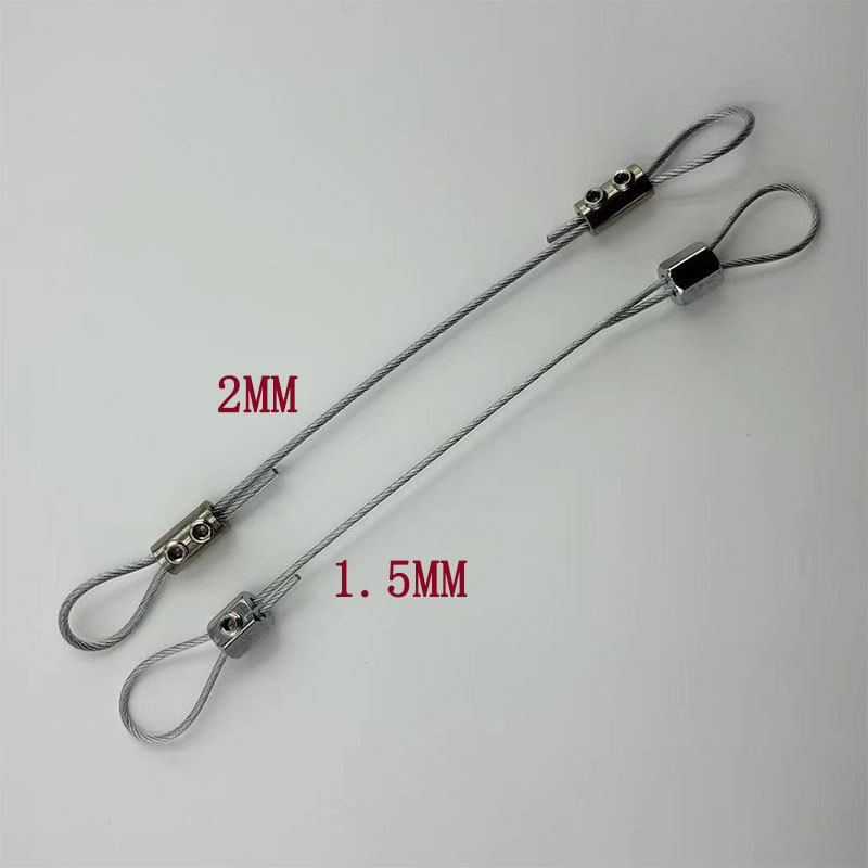 Steel wire hanging rope picture hanging device Steel wire hanging code Locker Adjustable 304 Stainless Steel Wire Rope Lock Fastening Accessories