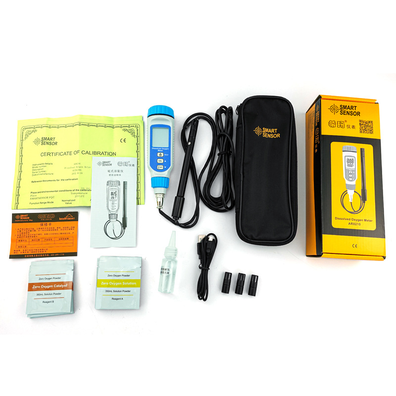 Hima AR8210 pen-type dissolved oxygen detector portable dissolved oxygen tester for aquatic fish pond breeding