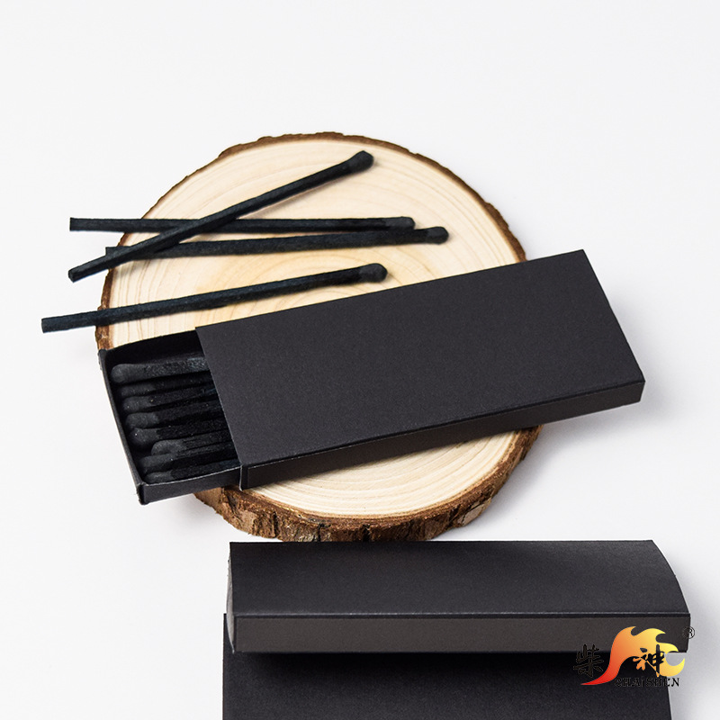 Customized Carton Safety Matches Nostalgic Aromatherapy Advertising Candle Cigar Birthday Retro Cake Shop Baking Ignition