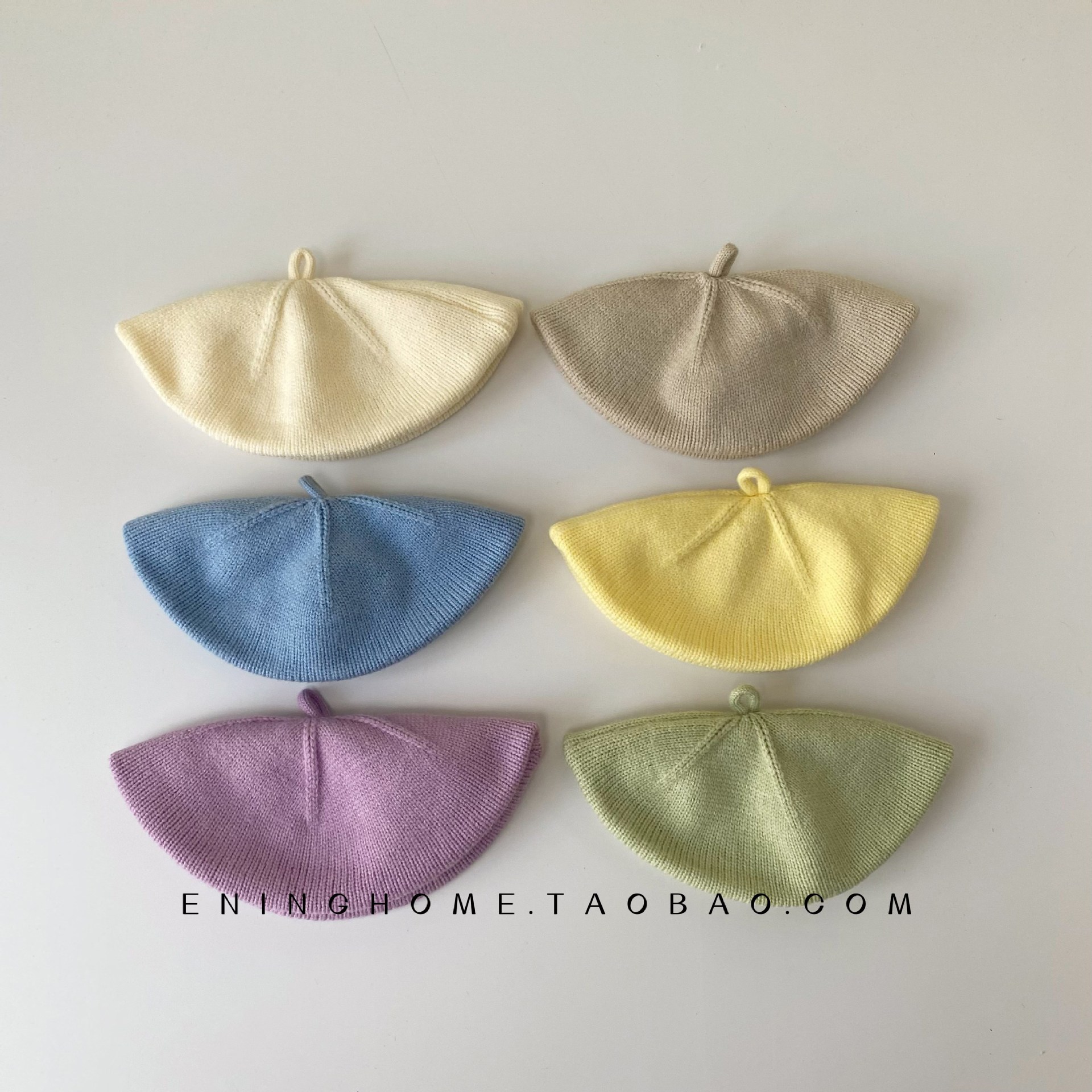 ins Korean-style Baby Bailey Hat Spring Autumn Winter Knitted Wool Warm Boy and Girl Baby Painter Hat