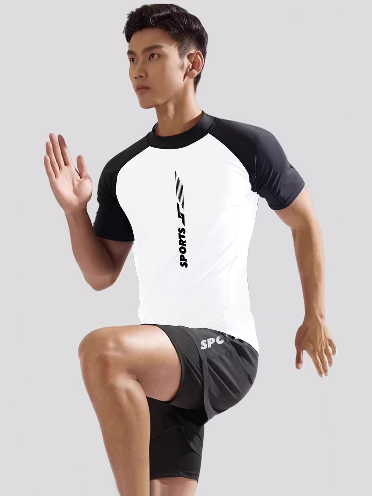 Hurun Swimsuit Men's Anti-embarrassment Swimming Trunks Boys Top Teenagers Hot Spring Equipment Men's Swimsuit suit