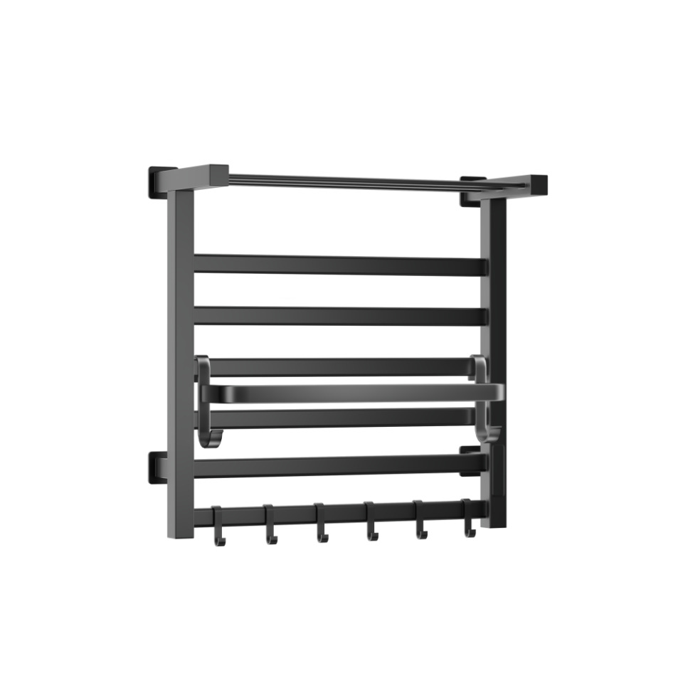 Electric Heated Towel Rack Carbon Fiber Storage Rack Bathroom Smart Rack Bathroom Wall-Mounted Bathroom Moisture-Proof Intelligent Constant Temperature