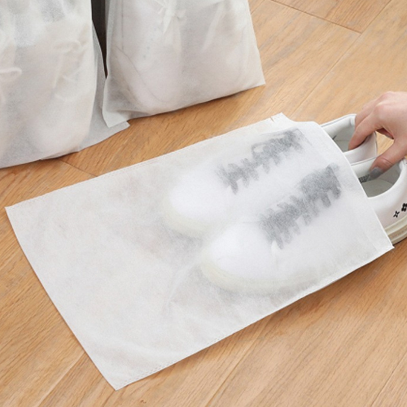 Non-Woven Drawstring Shoe Bag Drawstring Storage Bag for Drying White Shoes Dust-Proof and Yellow-Proof Drying Bag Wholesale