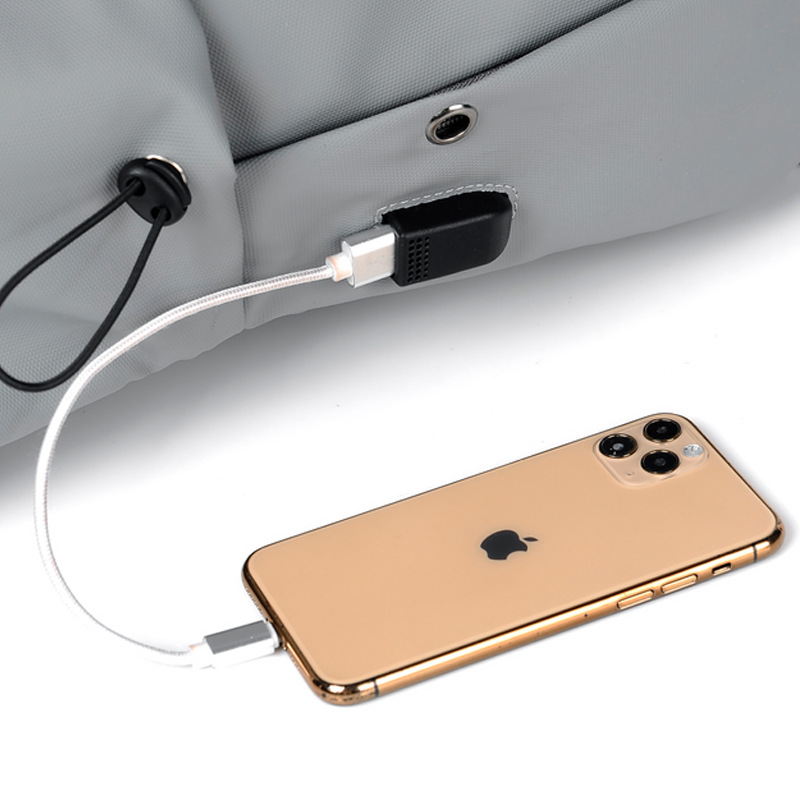 Wholesale Backpack for Men, Simple, Casual and Elegant, Business Computer Bag, Trendy USB Charging Outdoor Travel Backpack