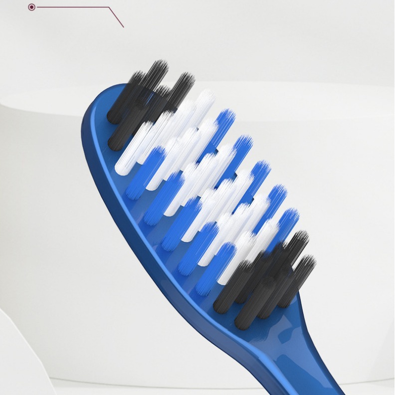 BQB genuine goods advanced independent packaging adult soft bristle big head toothbrush bamboo charcoal bristle toothbrush soft bristle wholesale factory