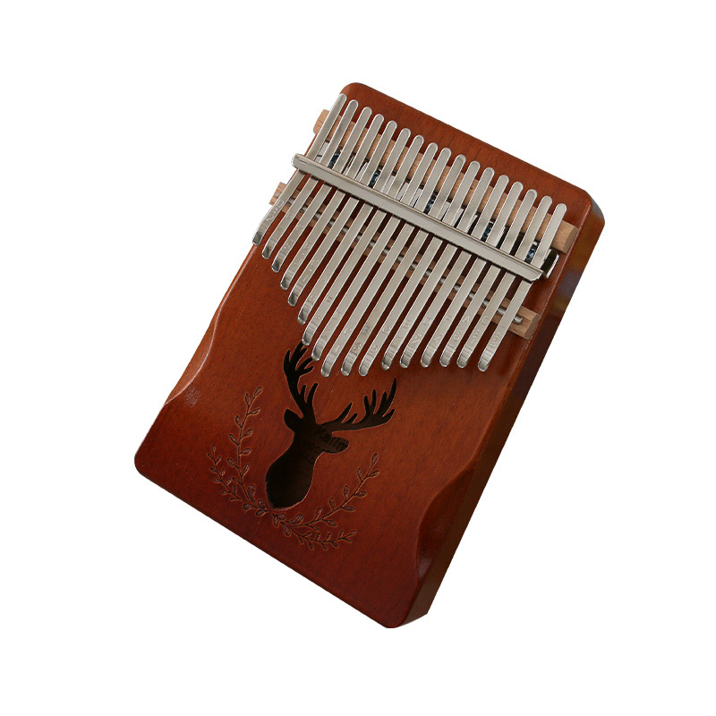 Thumb Piano Kalimba 21-Tone Finger Piano Kalimb Beginners Entry Learning 17-Tone Portable Wooden Thumb Piano