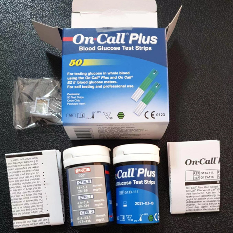 Тест-полоски для глюкометра On-Call Plus