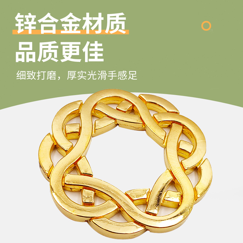 puzzle Luban lock zinc alloy intelligence unlock buckle Kong Ming lock TikTok nine-chain Unlock Educational Toys